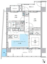 ミオカステーロ調布多摩川Ⅱの物件間取画像